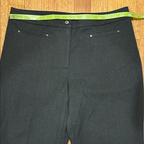 Elliott Lauren Charcoal Gray Straight Dress Pants - Picture 5 of 10